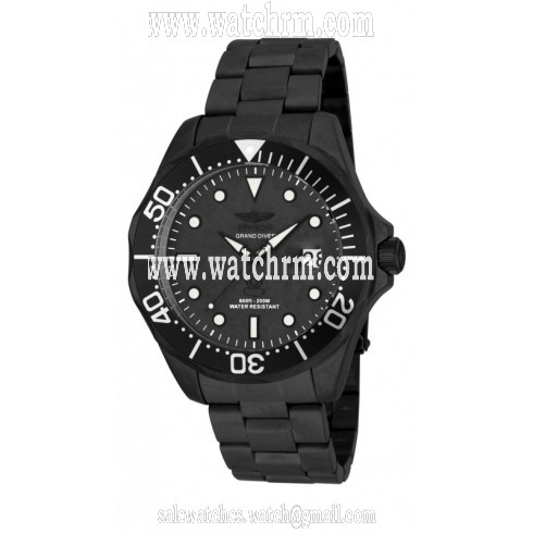 Invicta Pro Diver Black Dial Black Ion-plated Men's Watch 17110
