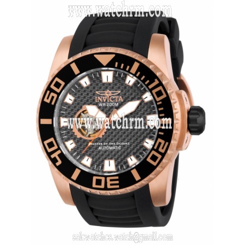 Invicta Pro Diver Black Dial Black Polyurethane Men's Watch 14684