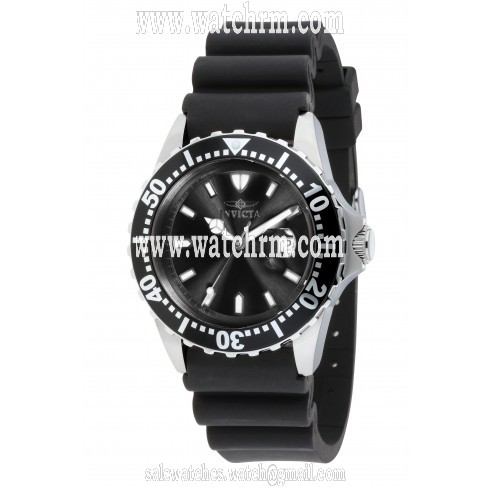 Invicta Pro Diver Black Dial Black Rubber Men's Watch 10917