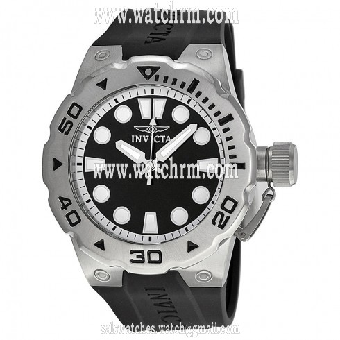 Invicta Pro Diver Black Dial Black Rubber Men's Watch 16132