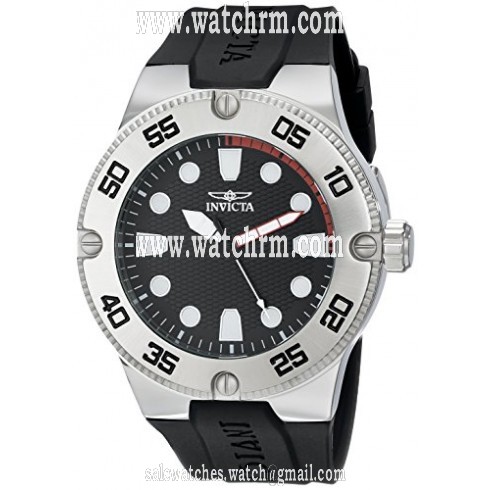 Invicta Pro Diver Black Dial Black Silicone Men's Watch 17916