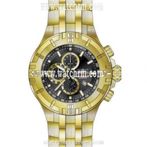 Invicta Pro Diver Black Dial Gold Ion-plated Men's Watch 15546