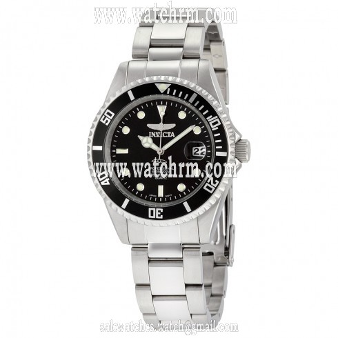 Invicta Pro Diver Black Dial Men's Stainless Steel Watch 8932OB