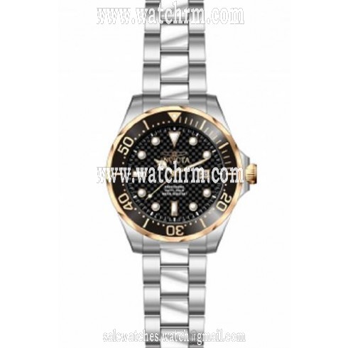 Invicta Pro Diver Black Dial Stainless Steel Men's Watch 12567