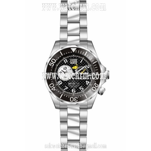 Invicta Pro Diver Black Dial Stainless Steel Men's Watch 14440
