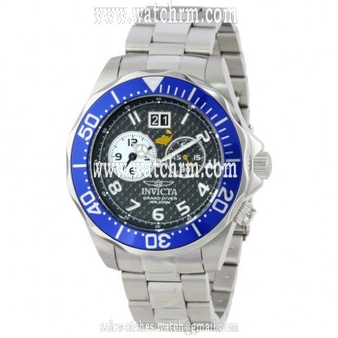 Invicta Pro Diver Black Dial Stainless Steel Men's Watch 14442