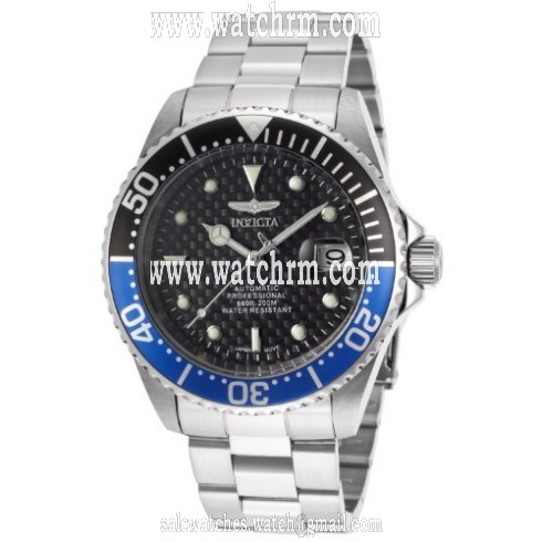 Invicta Pro Diver Black Dial Stainless Steel Men's Watch 15584