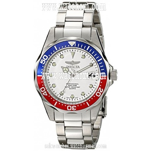 Invicta Pro Diver Black Dial Stainless Steel Men's Watch 17047