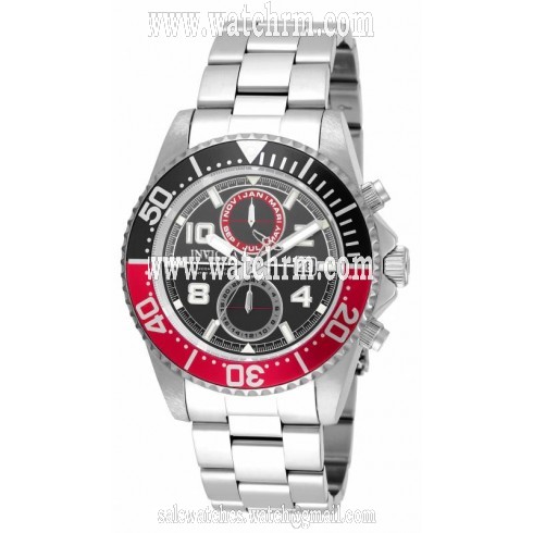 Invicta Pro Diver Black Dial Stainless Steel Men's Watch 18516
