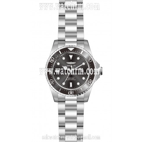 Invicta Pro Diver Black Dial Stainless Steel Men's Watch 22047