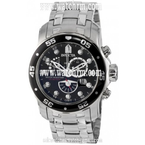 Invicta Pro Diver Black Dial Stainless Steel Men's Watch 6086
