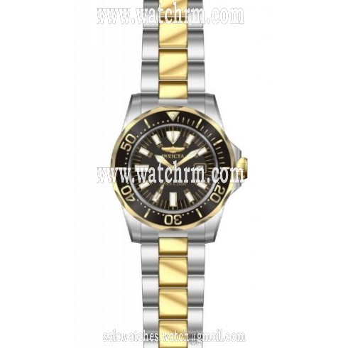 Invicta Pro Diver Black Dial Two-tone Men's Watch 15030