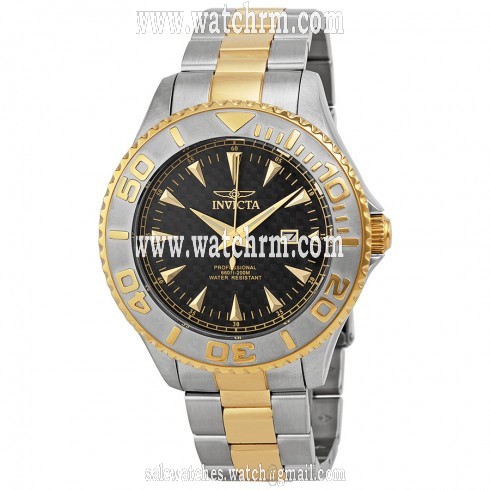Invicta Pro Diver Black Dial Two-tone Men's Watch 15169