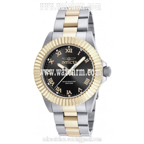 Invicta Pro Diver Black Dial Two-tone Men's Watch 16741