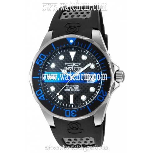 Invicta Pro Diver Blue Dial Black Polyurethane Men's Watch 14838