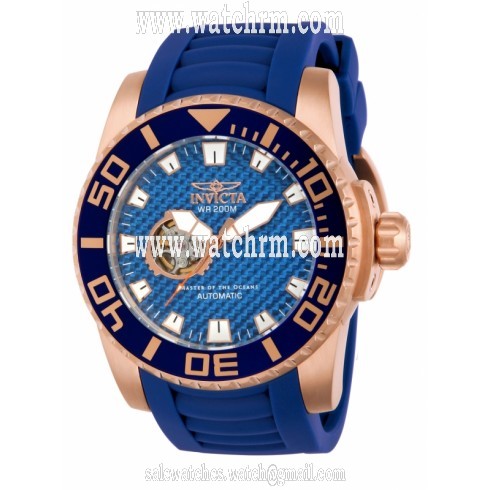 Invicta Pro Diver Blue Dial Blue Polyurethane Men's Watch 14683