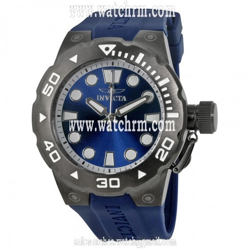 Invicta Pro Diver Blue Dial Blue Rubber Men's Watch 16137