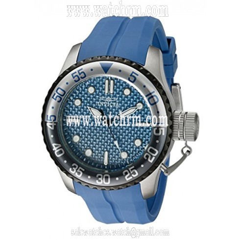 Invicta Pro Diver Blue Dial Light Blue Silicone Men's Watch 17795