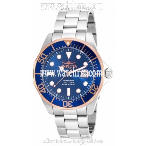 Invicta  Pro Diver Blue Dial Stainless Steel Men's Watch 17554