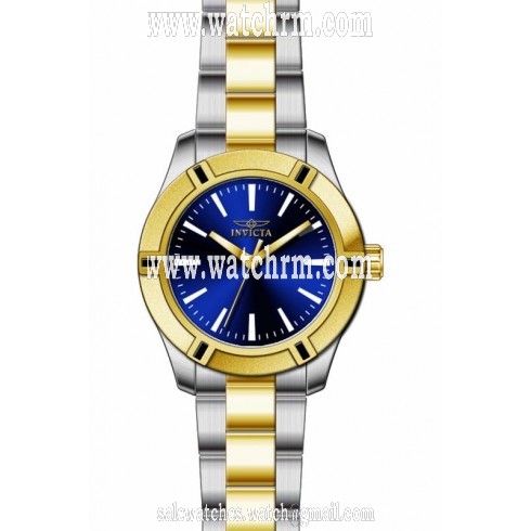 Invicta Pro Diver Blue Dial Two-tone Ladies Watch 17912