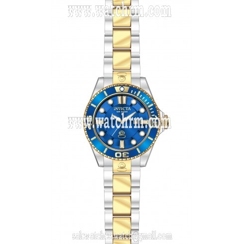 Invicta Pro Diver Blue Dial Two-tone Ladies Watch 19816