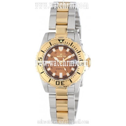 Invicta Pro Diver Brown Dial Two-tone Ladies Watch 14372