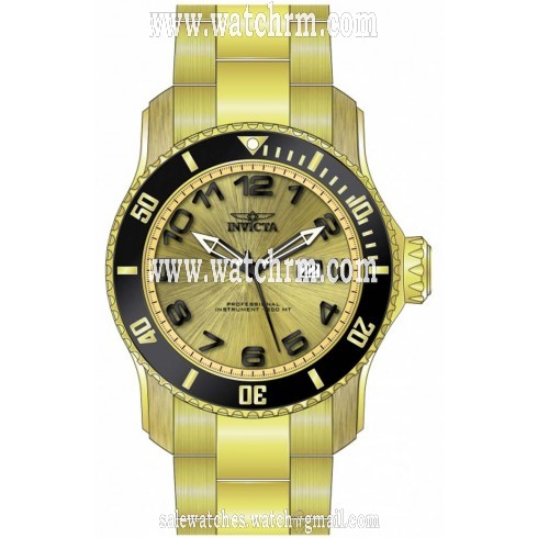 Invicta Pro Diver Champagne Dial Gold-plated Men's Watch 15350