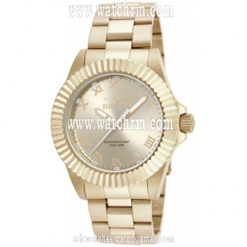 Invicta Pro Diver Champagne Dial Gold-tone Men's Watch 16739