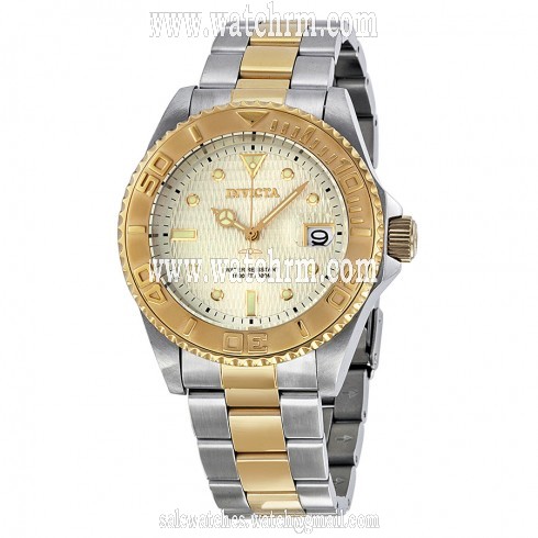 Invicta Pro Diver Champagne Dial Two-tone Ladies Watch 14343