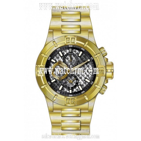 Invicta Pro Diver Chronograph Antique Silver Silver 18kt Gold Ion-plated Men's Watch 15549