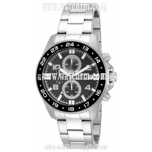 Invicta Pro Diver Chronograph Black Dial Stainless Steel Men's Watch 13864