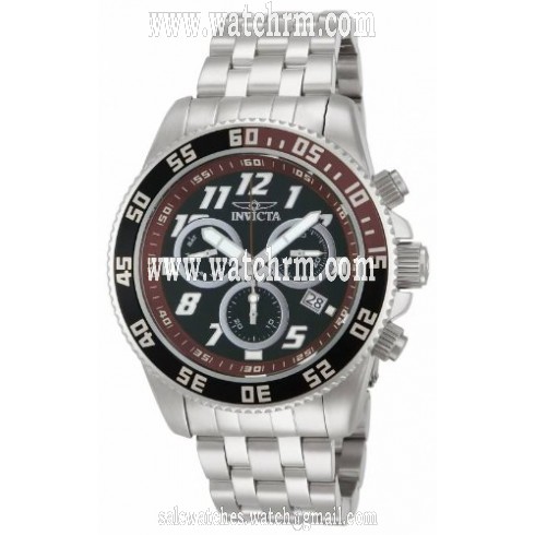Invicta Pro Diver Chronograph Black Dial Stainless Steel Men's Watch 14512