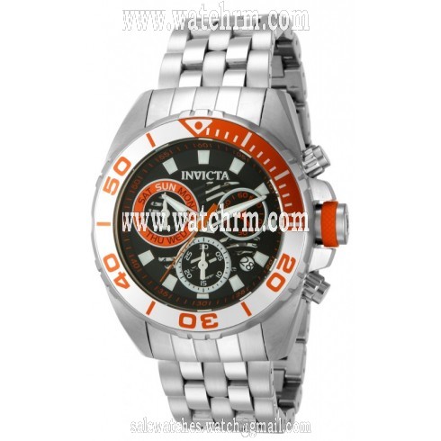 Invicta Pro Diver Chronograph Black Dial Stainless Steel Men's Watch 14726
