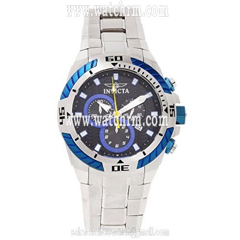 Invicta Pro Diver Chronograph Black Dial Stainless Steel Men's Watch 16065