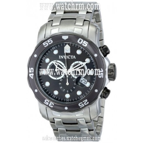 Invicta Pro Diver Chronograph Black Dial Stainless Steel Men's Watch 17083