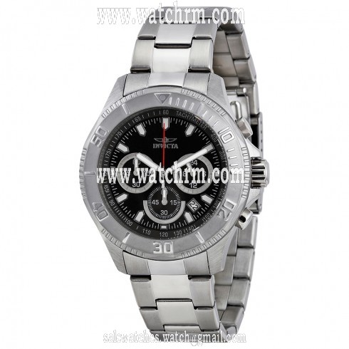 Invicta Pro Diver Chronograph Black Dial Stainless Steel Men's Watch 17359