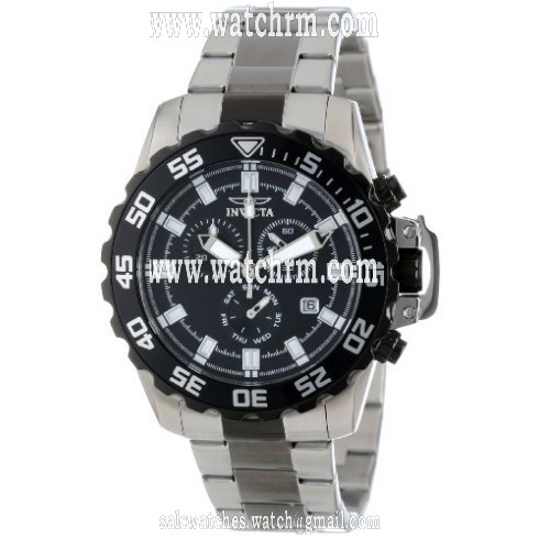 Invicta Pro Diver Chronograph Black Dial Two-tone Men's Watch 13630