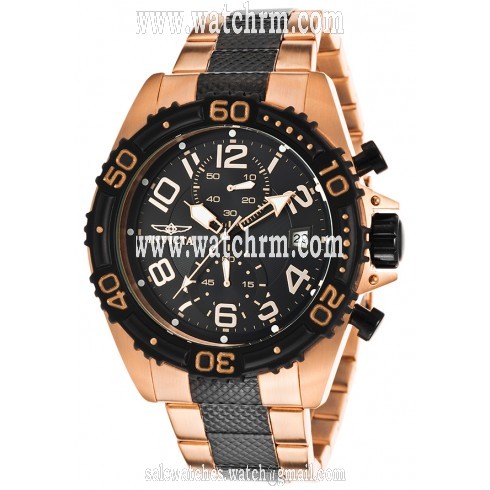 Invicta Pro Diver Chronograph Black Dial Two-tone Men's Watch 15423