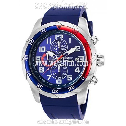 Invicta Pro Diver Chronograph Blue Dial Black Polyurethane Men's Watch 21946