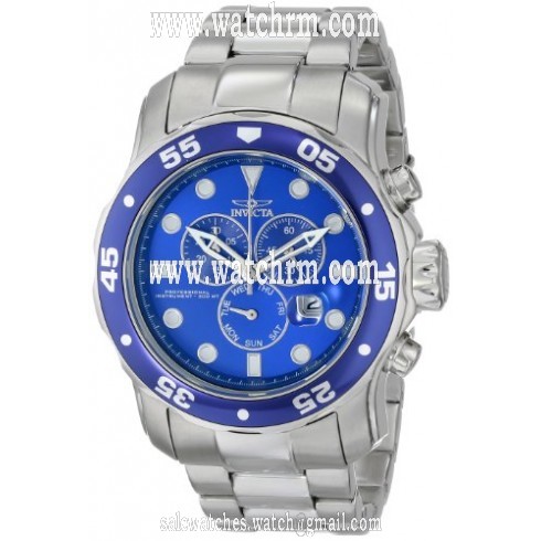 Invicta Pro Diver Chronograph Blue Dial Stainless Steel Men's Watch 15082