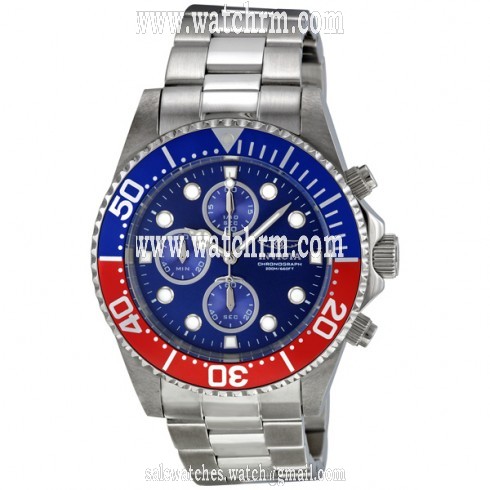 Invicta Pro Diver Chronograph Blue Dial Stainless Steel Men's Watch 1771