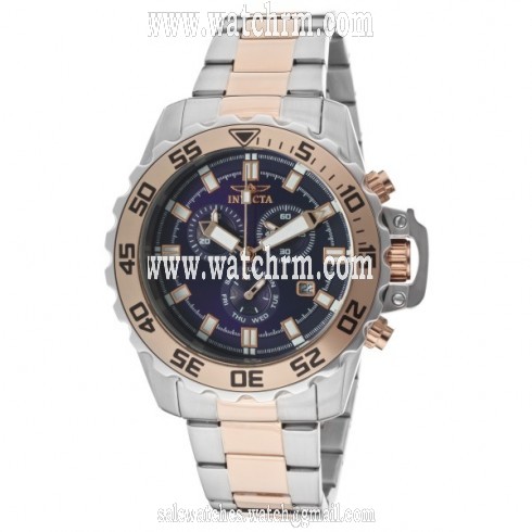 Invicta Pro Diver Chronograph Blue Dial Two-tone Men's Watch 13629