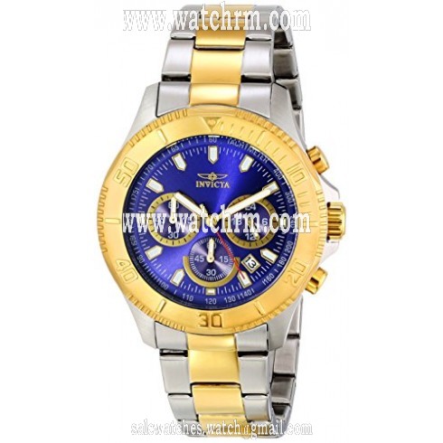 Invicta Pro Diver Chronograph Blue Dial Two-tone Men's Watch 17362