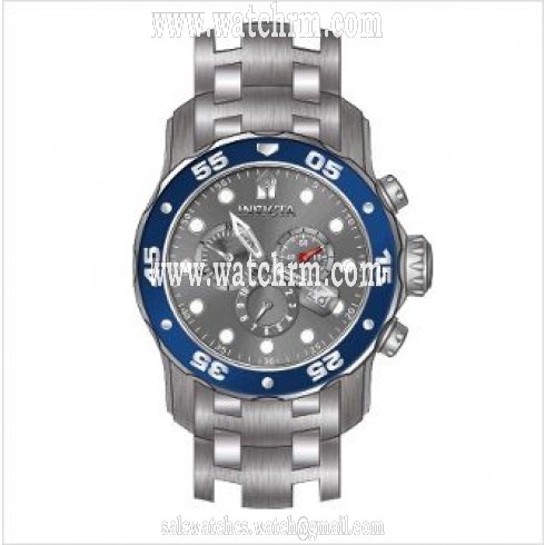 Invicta Pro Diver Chronograph Grey Dial Stainless Steel Men's Watch 80059