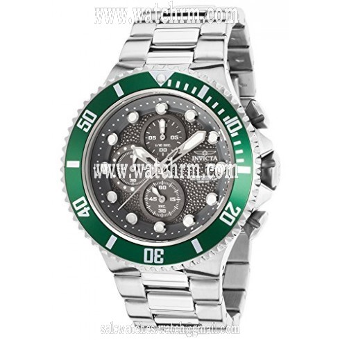 Invicta Pro Diver Chronograph Gunmetal Dial Stainless Steel Men's Watch 18908