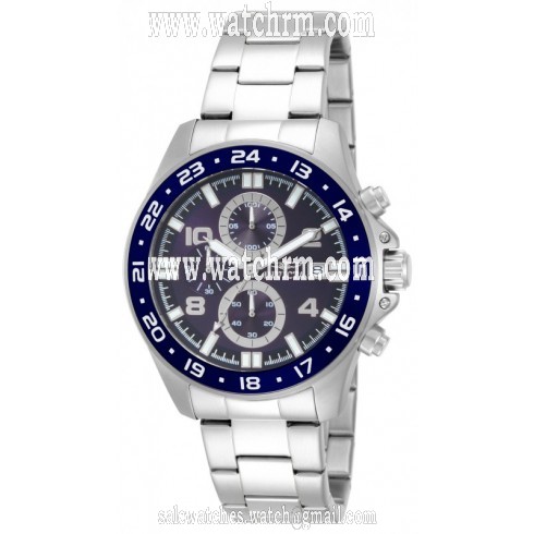 Invicta Pro Diver Chronograph Navy Blue Dial Stainless Steel Men's Watch 13865