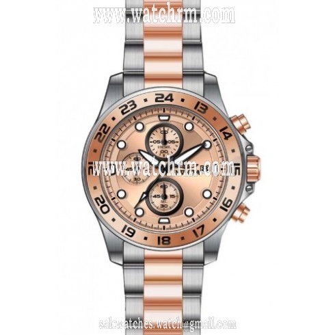 Invicta Pro Diver Chronograph Rose Dial Two-tone Men's Watch 15208