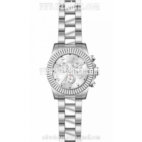 Invicta Pro Diver Chronograph Silver Dial Stainless Steel Ladies Watch 18957