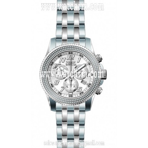 Invicta Pro Diver Chronograph Silver Dial Stainless Steel Men's Watch 16260