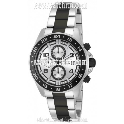 Invicta Pro Diver Chronograph Silver Dial Two-tone Men's Watch 13869